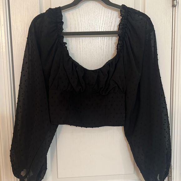 Shein long sleeve crop top - Picture 3 of 6